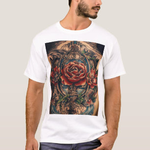 Traditionele en Neo-Traditionele Tattoo design T-shirt