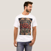 Traditionele en Neo-Traditionele Tattoo design T-shirt (Voorkant volledig)