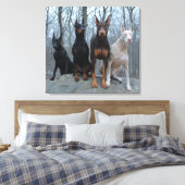 Traditionele en Off Colored Harmony Canvas Afdruk (Insitu (Slaapkamer))