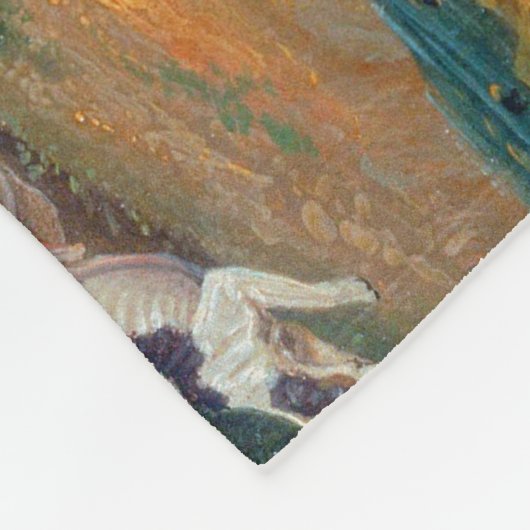 Traditionele Engelse fox Hunt Sports Dog Fleece Deken (Hoek)