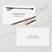 Traditionele Engelse stijl Equestrian Visitekaartje (Voorkant / Achterkant)