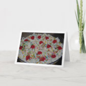 Traditionele Engelse Trifle Dessert keuken Kaart (Voorkant)