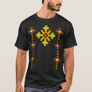 Traditionele Ethiopische kruiskunst Ethiopische kr T-shirt