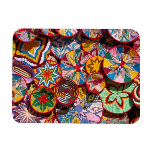 Traditionele Ethiopische manden Magneet (Horizontaal)