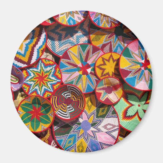 Traditionele Ethiopische manden Magneet (Voorkant)