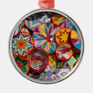 Traditionele Ethiopische manden Metalen Ornament