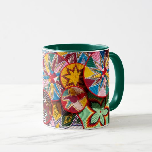 Traditionele Ethiopische manden Mok (Voorkant rechts)