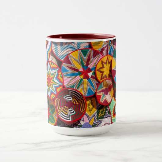 Traditionele Ethiopische manden Mok (Midden)