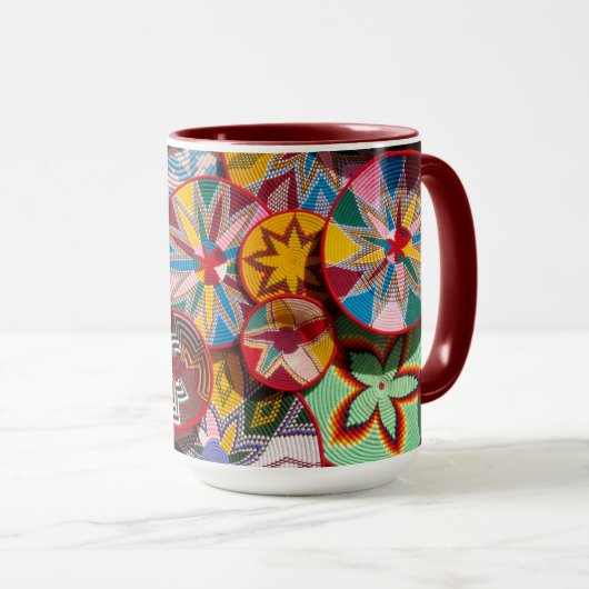 Traditionele Ethiopische manden Mok (Voorkant rechts)