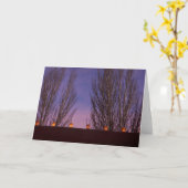 Traditionele farolito's lichten de bebouwing op kaart (Gele Bloem)