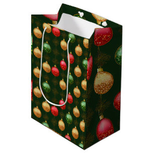 Traditionele Feestdagen Collectie kleurrijke versi Medium Cadeauzakje