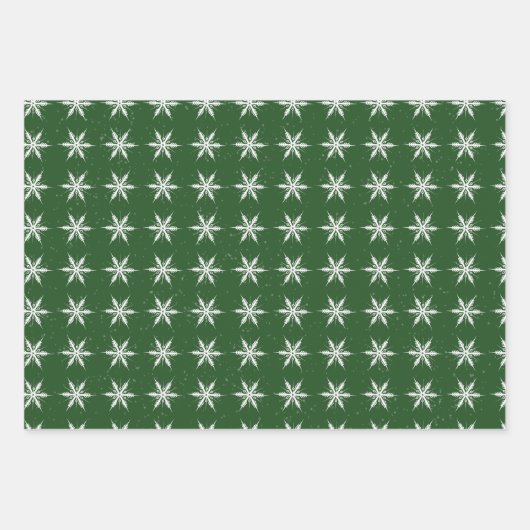 Traditionele feestelijke kerst inpakpapier vel (Voorkant 2)