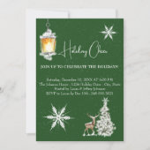 Traditionele feestelijke kerst kaart (Voorkant)