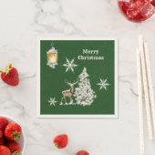 Traditionele feestelijke kerst servet (Insitu)