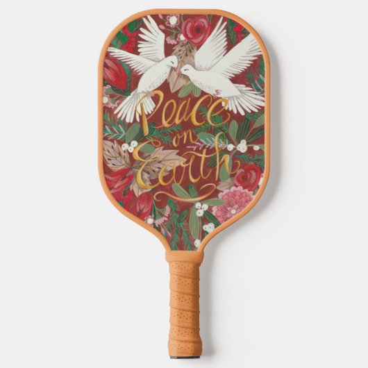 Traditionele feestvogels pickleball paddle (Voorkant)