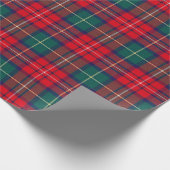 Traditionele Festieve Tartan Cadeaupapier (Hoek)