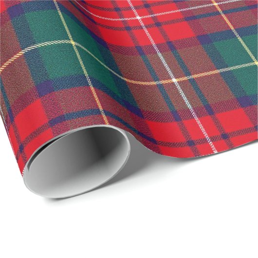 Traditionele Festieve Tartan Cadeaupapier (Rol Hoek)