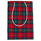 Traditionele Festieve Tartan Medium Cadeauzakje (Voorkant)