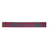 Traditionele Festieve Tartan Satijnen Lint (Voorkant)
