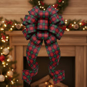 Traditionele Festieve Tartan Satijnen Lint