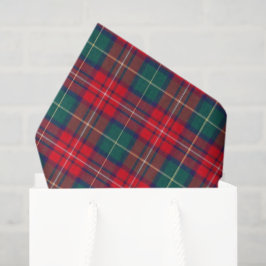 Traditionele Festieve Tartan Tissuepapier