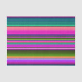 Traditionele Fiesta Mexicaanse Blanket Serape Pink Tissuepapier (Voorkant)
