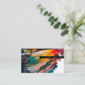 Traditionele fijne artiest | Schilder Visitekaartje (Staand voorkant)