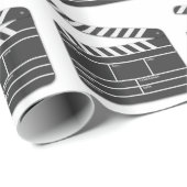 Traditionele filmklapper-board cadeaupapier (Rol Hoek)