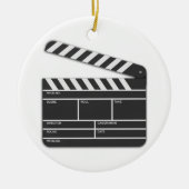 Traditionele filmklapper-board keramisch ornament (Voorkant)