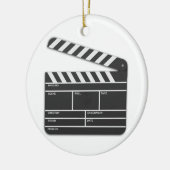 Traditionele filmklapper-board keramisch ornament (Links)