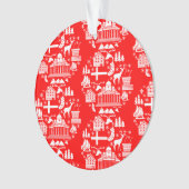 Traditionele Finse Kerstdecoratie Ornament (voorkant)