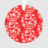 Traditionele Finse Kerstdecoratie Ornament (voorkant)