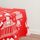 Traditionele Finse Kerstdecoratie Tafelkleed (Voorbeeld)