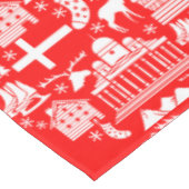 Traditionele Finse Kerstdecoratie Tafelkleed (Gekanteld)
