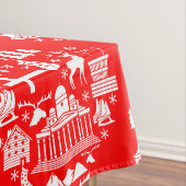 Traditionele Finse Kerstdecoratie Tafelkleed (Voorbeeld)