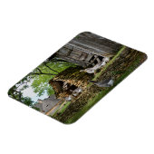 Traditionele foie gras ganzen boerderij rechthoekm magneet (Linkerzijde)