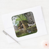 Traditionele foie gras ganzen boerderij sticker (Envelop)