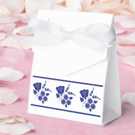 Traditionele folk hartpatroon gunstbox bedankdoosjes