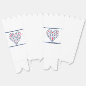 Traditionele folk hartpatroon gunstbox bedankdoosjes (Ongevouwen)