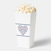 Traditionele folk hartpatroon gunstbox bedankdoosjes (Popped)