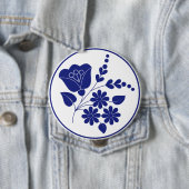 Traditionele Folk Ornament Button (In situ)