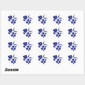 Traditionele Folk Patroon Favor Sticker (Vel)