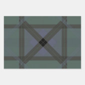 Traditionele Folk Plaid Fabric Wrap Inpakpapier Vel (Voorkant 3)