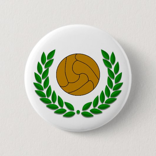 Traditionele football-/voetbalbadge ronde button 5,7 cm (Voorkant)