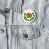 Traditionele football-/voetbalbadge ronde button 5,7 cm (In situ)