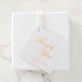 Traditionele formele elegante bruiloft bedankjes labels (Met doos)