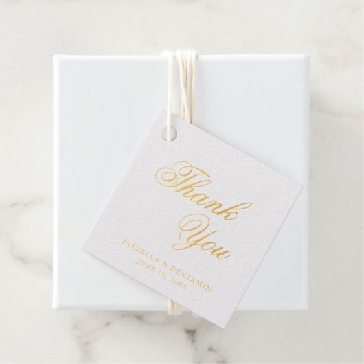 Traditionele formele elegante bruiloft bedankjes labels (Met doos)