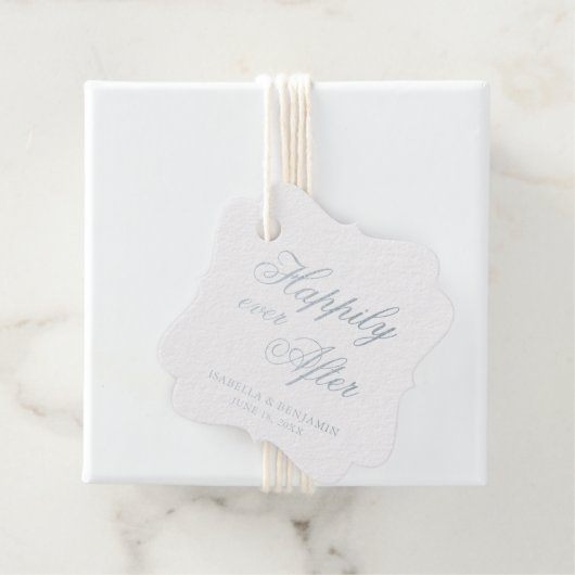 Traditionele formele elegante bruiloft bedankjes labels (Met doos)