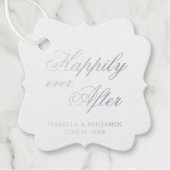 Traditionele formele elegante bruiloft bedankjes labels (Voorkant)