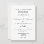 Traditionele formele klassieker Beide ouders bruil Kaart (Voorkant)